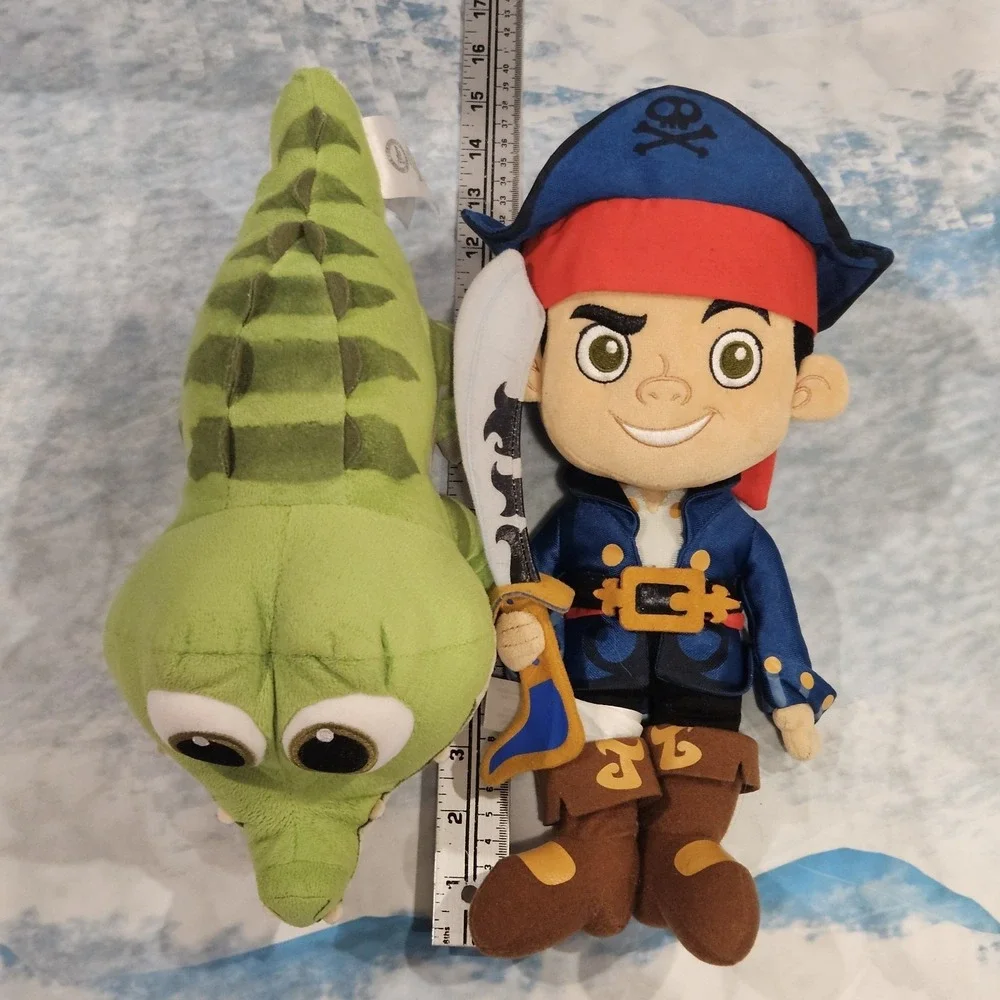 Disney Store‎ Jake & Tick Tock Crocodile Plush Jake and the Never Land Pirates